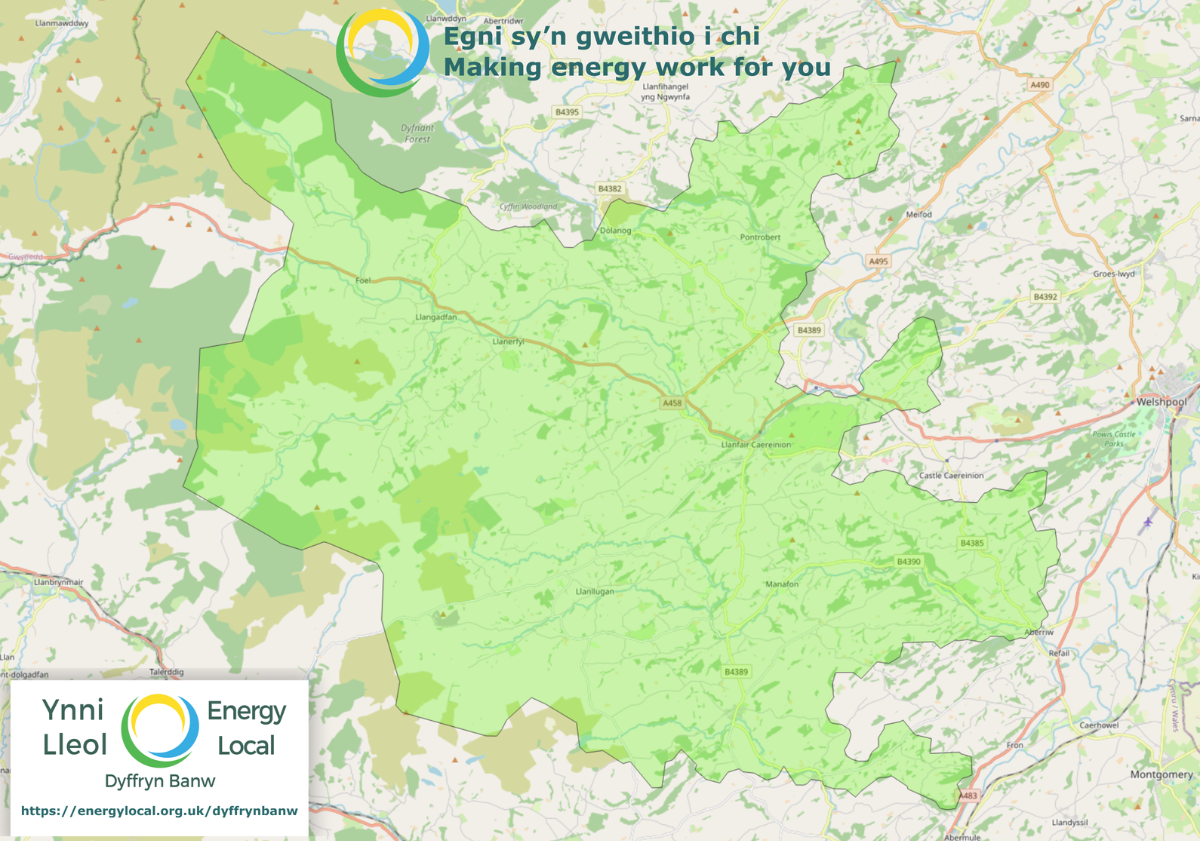 Foel, Llandegfan, Llanerfyl, Llanfair Caereinion, Brynllugan, Cefn Coch, Adfa, Tregynon