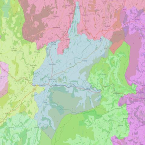 This is the map that shows the extent of the Glyndwr Energy Local permissible membership